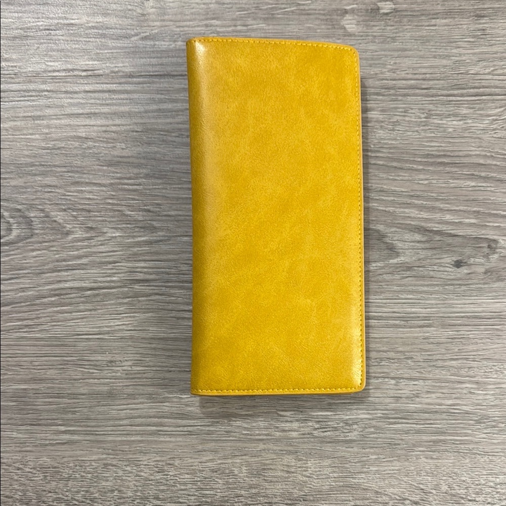 Yellow Leather Wallet